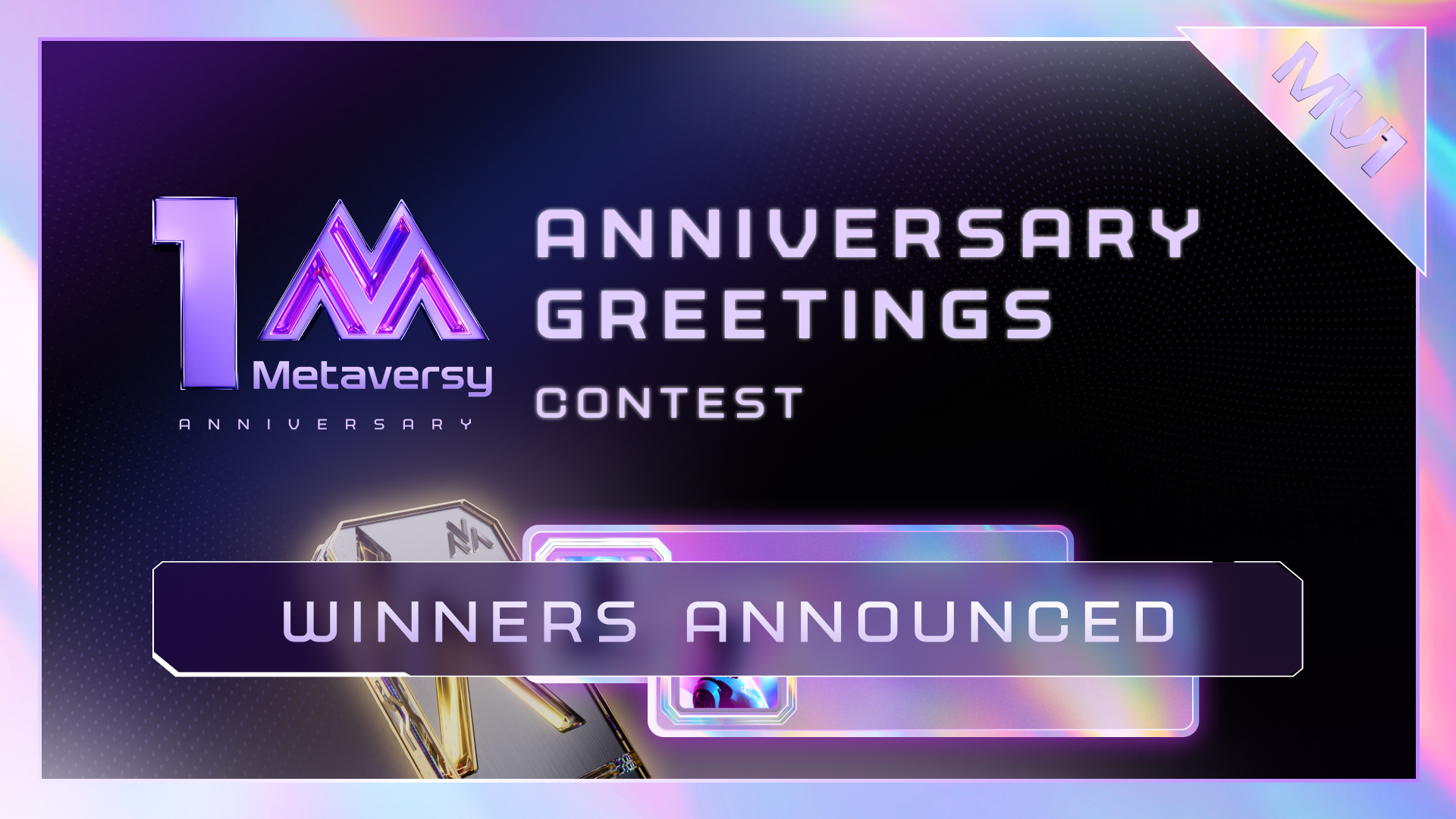 🎉 Metaversy 1st Anniversary Greetings Contest – Winner Announcement! 🎉